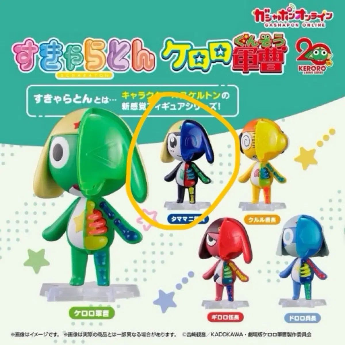 ケロロ軍曹 | すきゃらとん ナムコパークス つまんでつなげて 