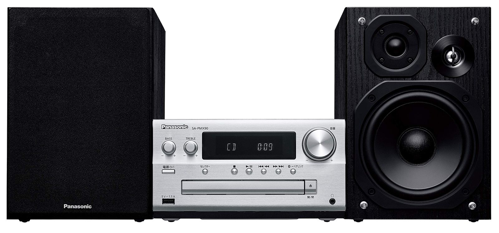 パナソニック ミニコンポ FM/AM 2バンド Bluetooth対応 ハイレゾ音源