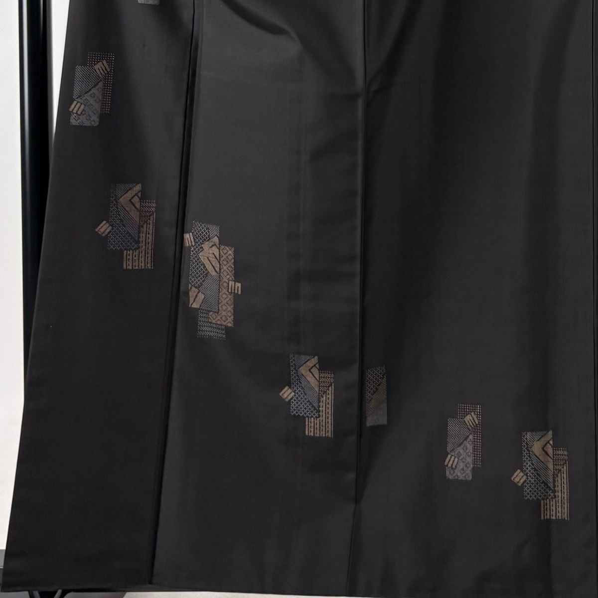 【お値下げ】未使用品　紬　袋帯 美品】 付下げ 身丈161cm 裄丈67cm M 袷 袋帯セット 大島紬地 純泥染
