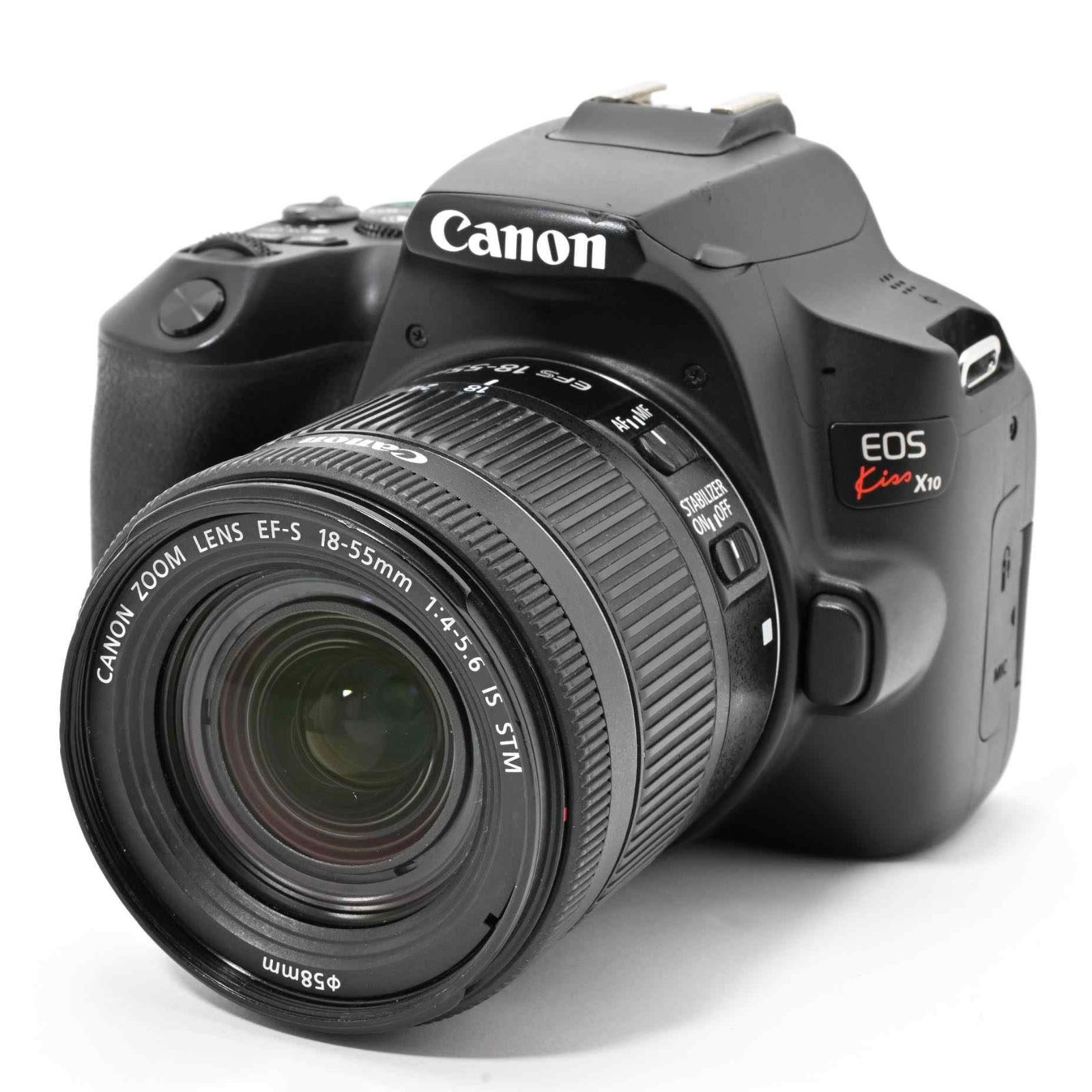 良品】 CANON EOS Kiss X10 標準ズームキット KISSX10BK-1855ISSTMLK