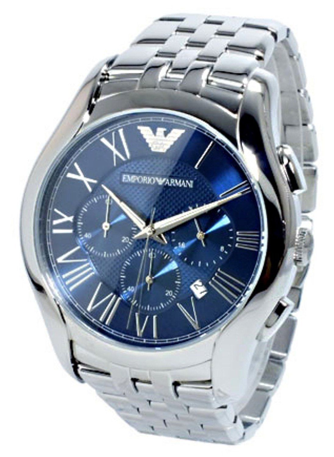 [エンポリオ アルマーニ] EMPORIO ARMANI 腕時計 クロノグラフ クオーツ AR1787 ブルー メンズ [並行輸入品]