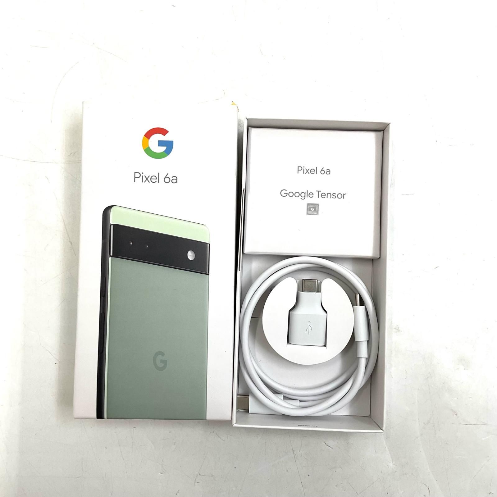 Google Pixel 6a 128GB Sage 美品 SIMフリー - メルカリ