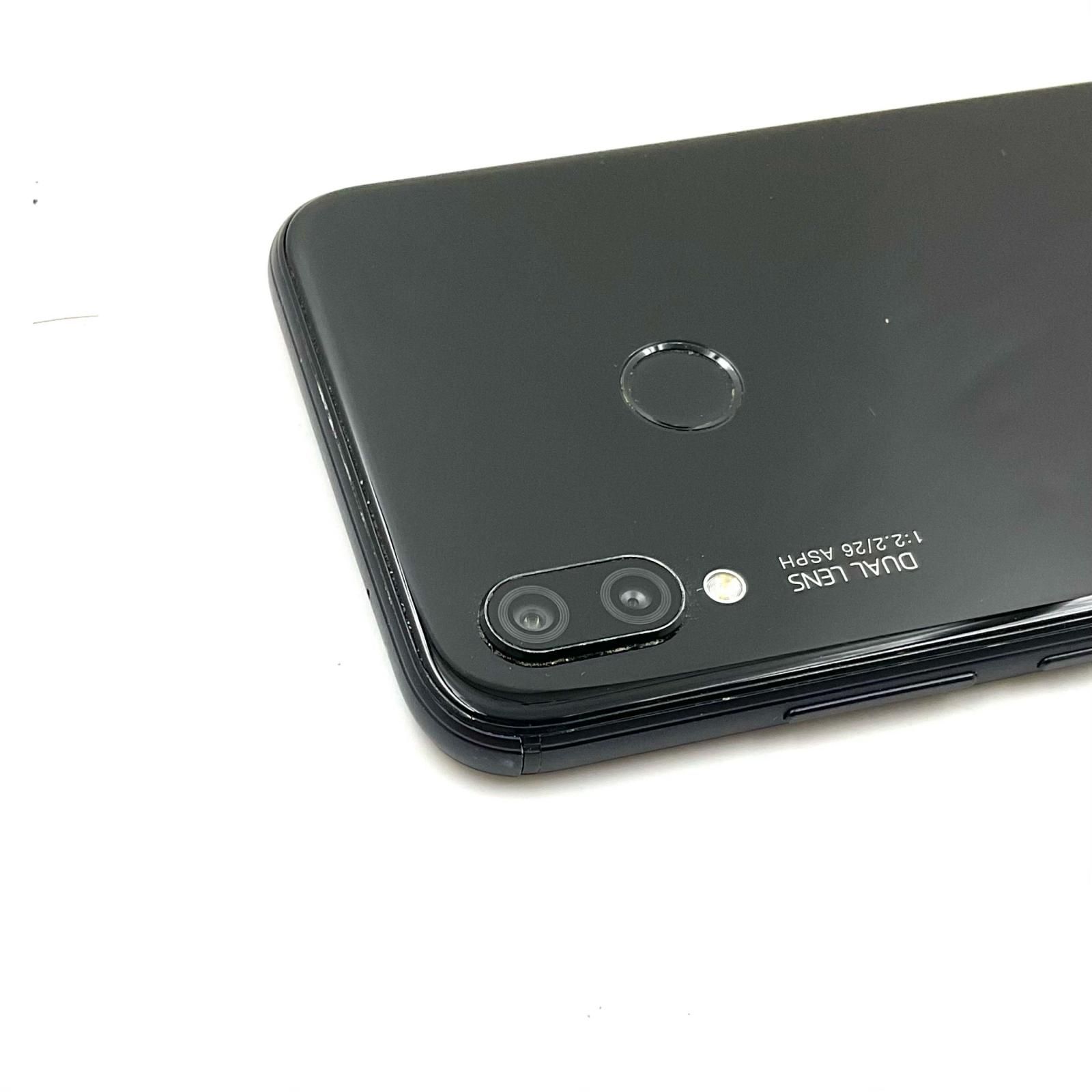 Huawei P20 lite 32GB ミッドナイトBK 白ロム - メルカリ