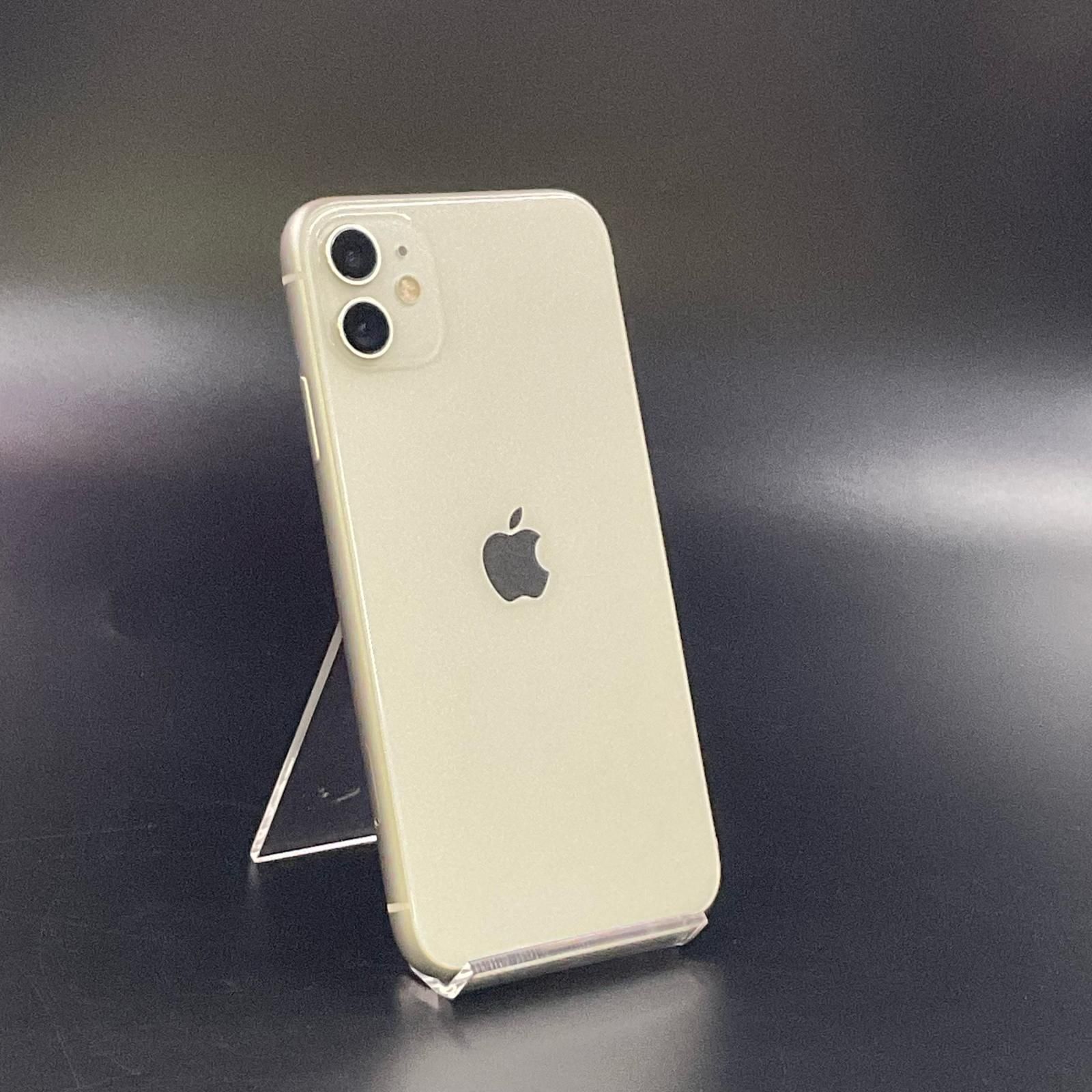 iPhone 11 128GB ホワイト SIMフリー 中古 動作確認済 - メルカリ