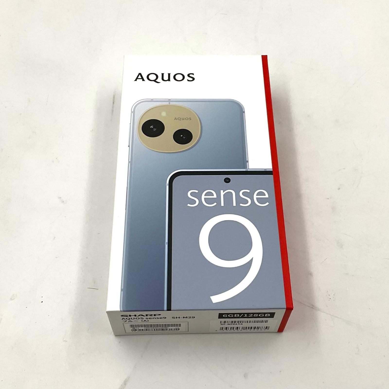 新品未開封】AQUOS sense 9 128GB ブルー SIMフリー SH-M29 - メルカリ