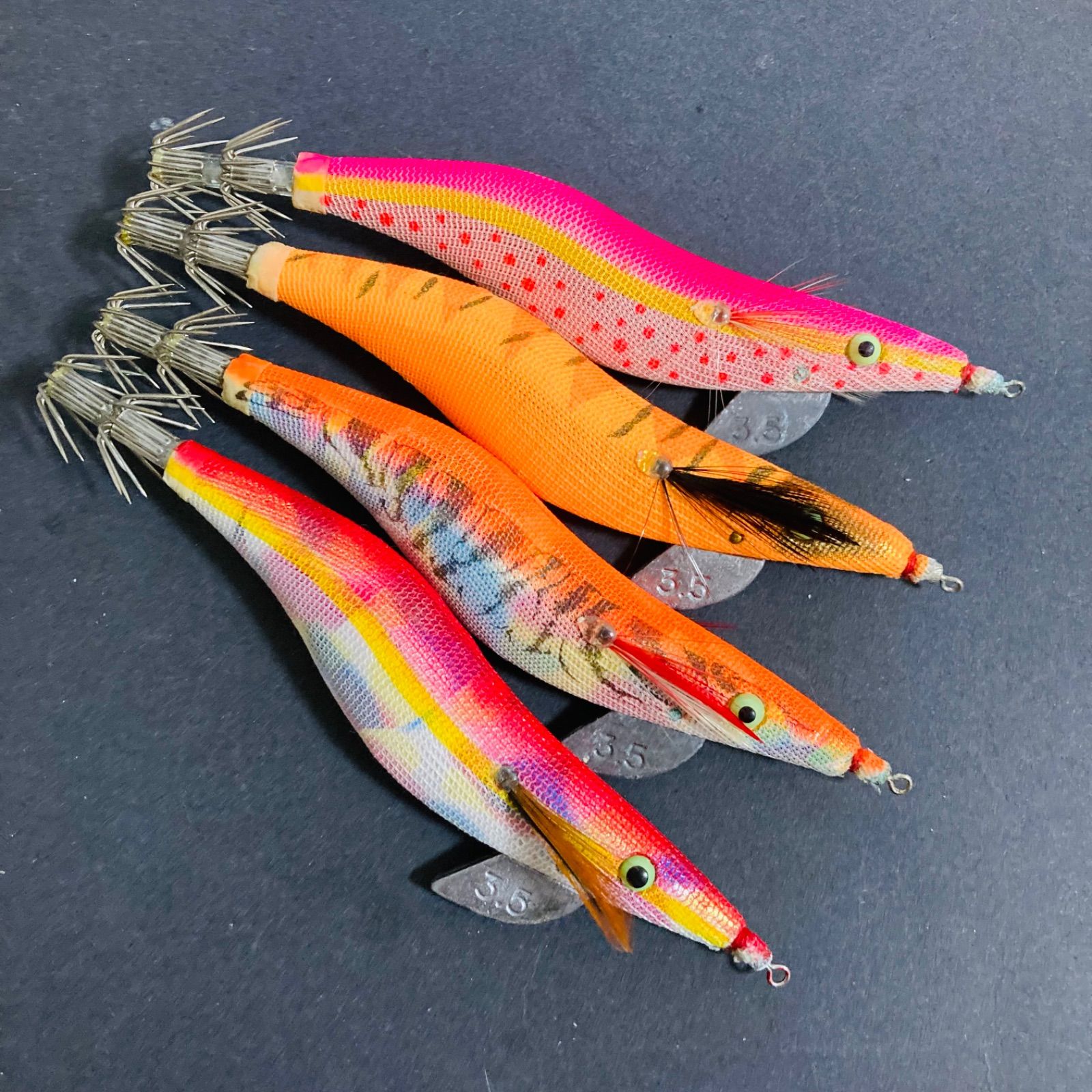 アオリーQ 3.5号 エギ エギング エギセット 大分布巻 AurieQ DUEL YO