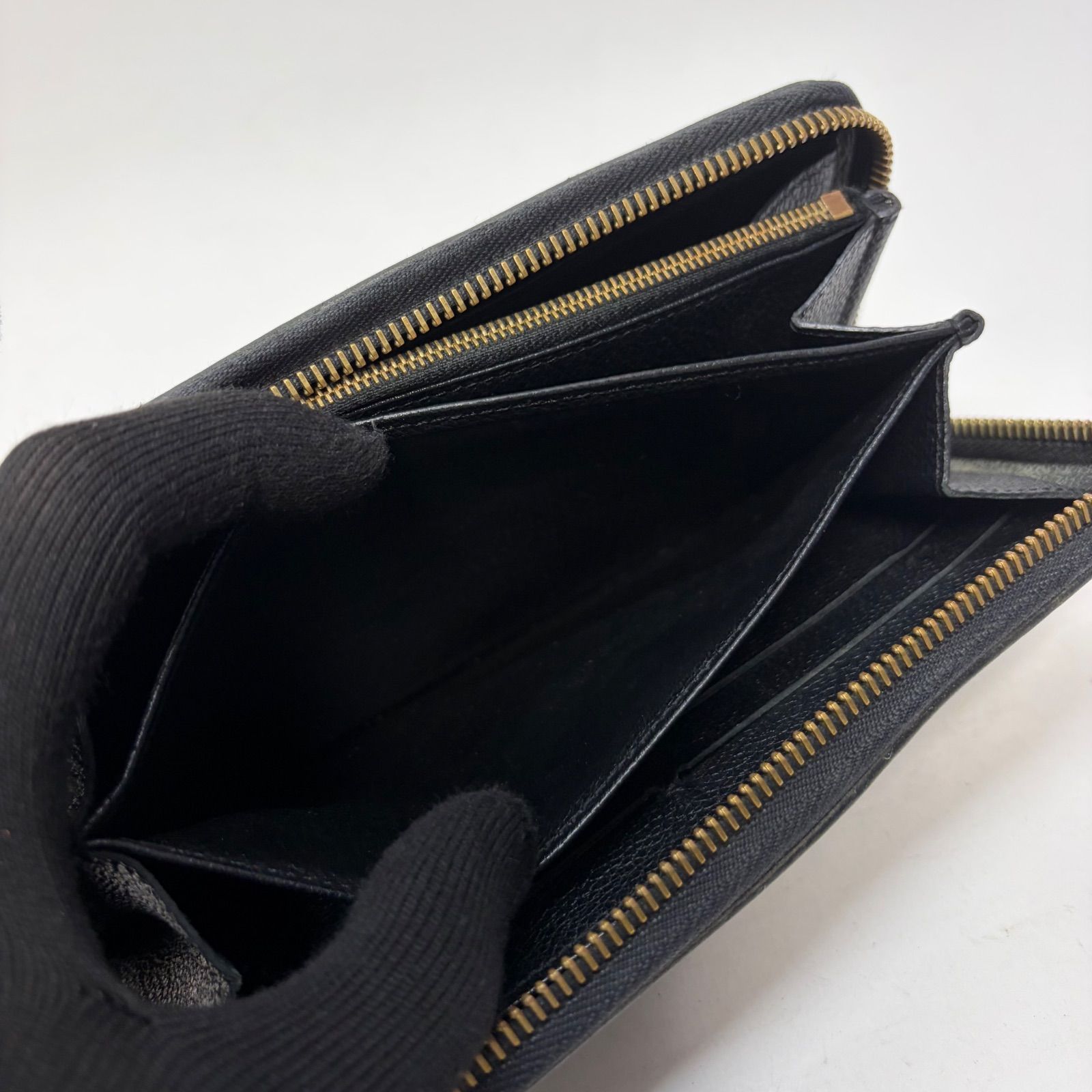 ルイヴィトン 長財布 モノグラム アンプラント ジッピー 黒 4533 LOUIS VUITTON ルイヴィトン アンプラント モノグラム 長財布