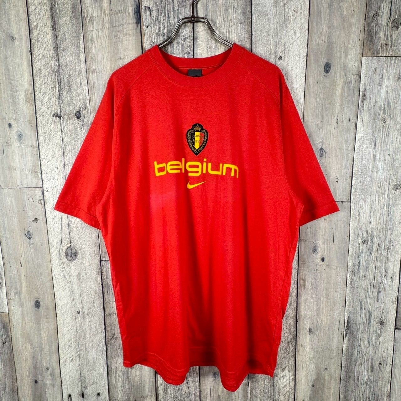OLD NIKE 00s ナイキ サッカー belgium ベルギー代表 半袖 Tシャツ