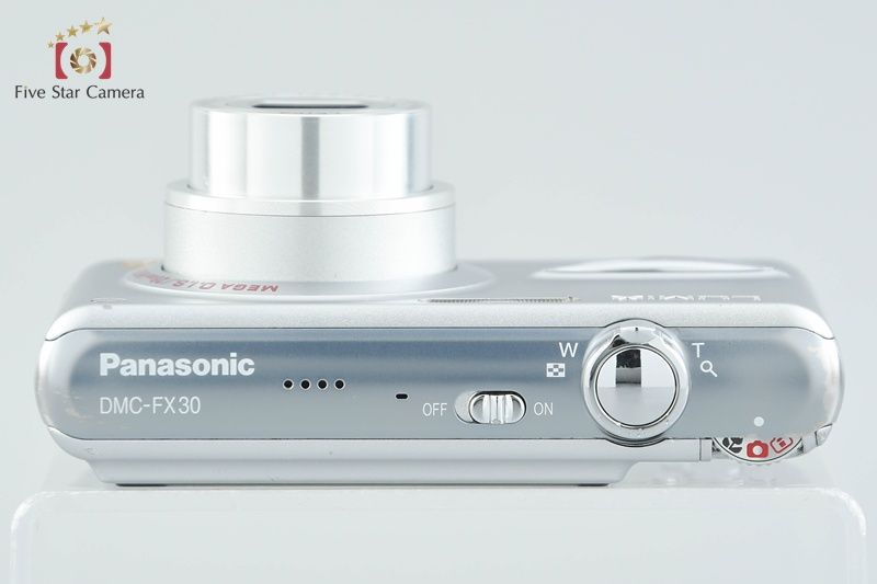 中古】Panasonic パナソニック LUMIX DMC-FX30 プレシャスシルバー 