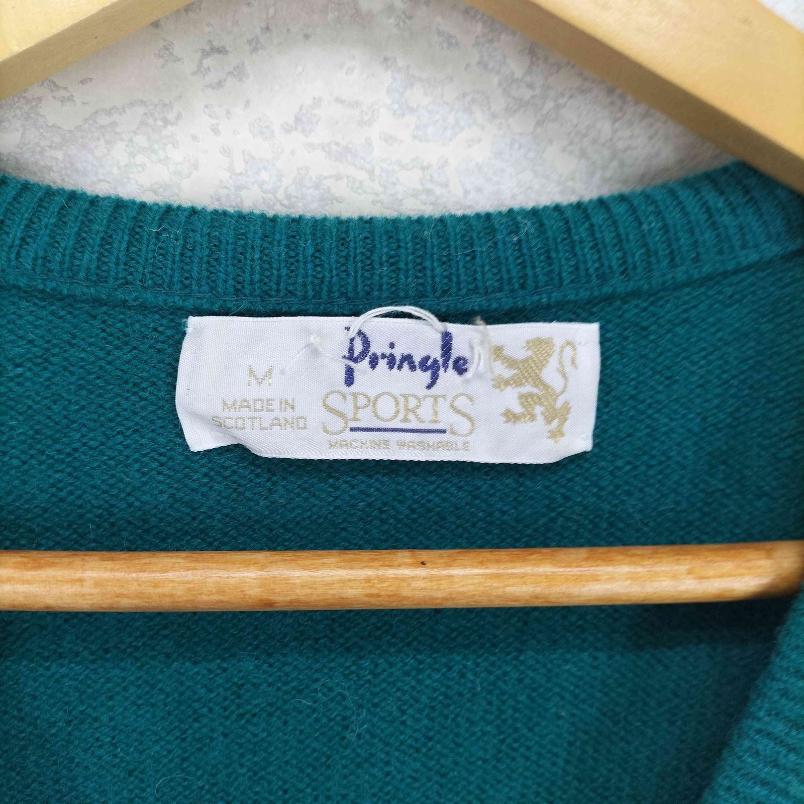 プリングル Pringle SPORTS アーガイル柄Vネックニット メンズ M 