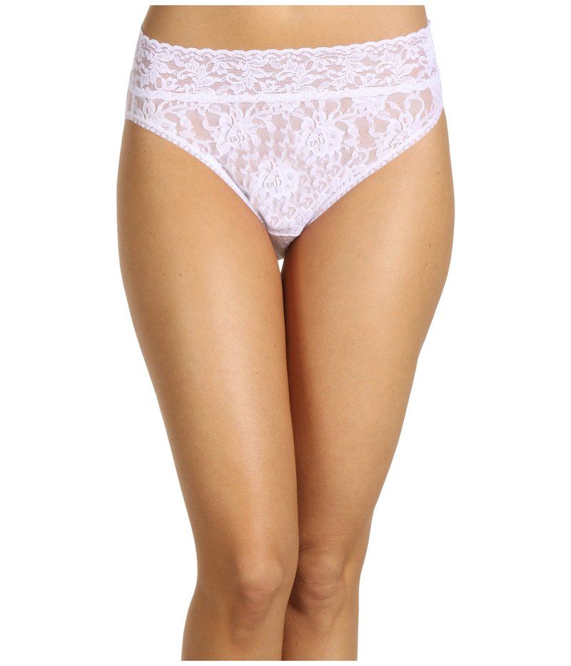 ハンキーパンキー レディース アンダーウェア パンツ レース Hanky Panky Signature Lace French Bikini White ホワイト