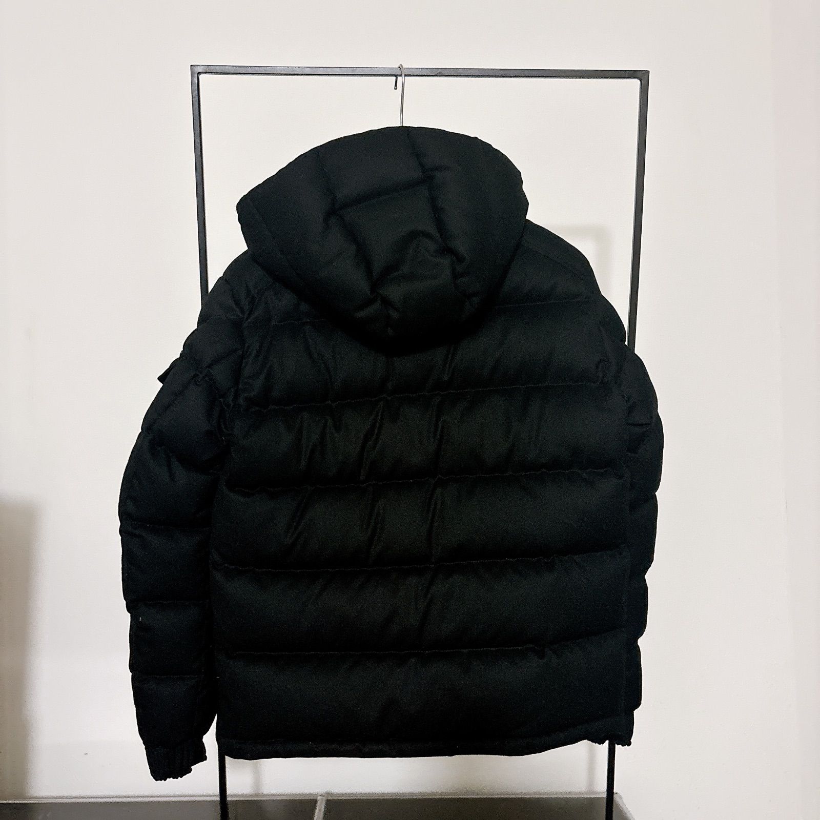 モンクレール　モンジュネーブル　ブラック　サイズ2 MONCLER☆モンジュネーブル☆ブラック☆サイズ2☆ウールダウン