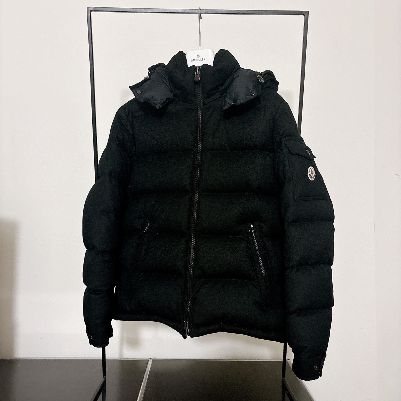 MONCLER☆モンジュネーブル☆ブラック☆サイズ2☆ウールダウン 