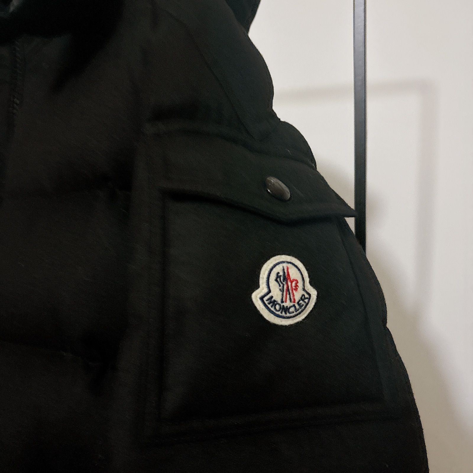 MONCLER☆モンジュネーブル☆ブラック☆サイズ2☆ウールダウン