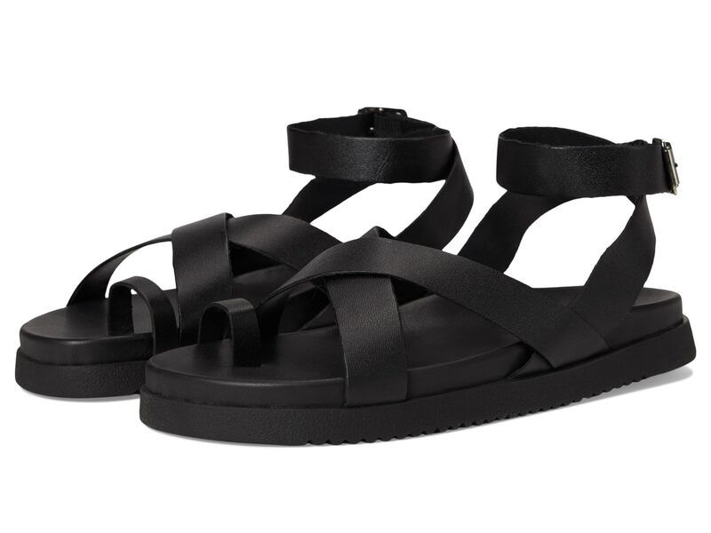 スティーブ マデン レディース アンダーウェア 靴下 Steve Madden Mira Black Leather ブラック 21,075円