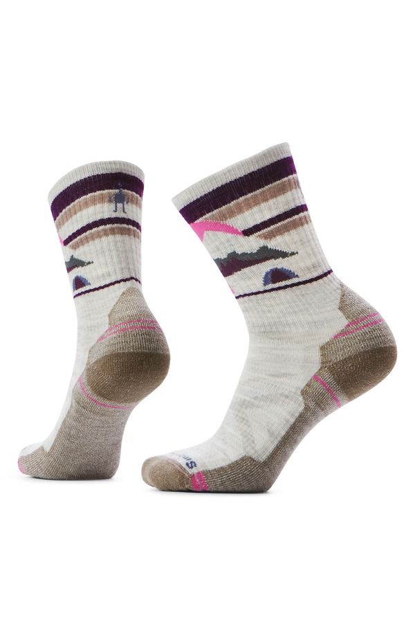 スマートウール レディース アンダーウェア 靴下 Smartwool Mountain Moon Hike Light Cushion Crew Socks Ash アッシュ