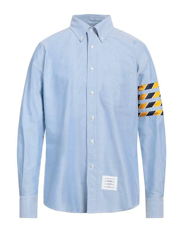 トムブラウン メンズ トップス シャツ THOM BROWNE Light Blue ブルー