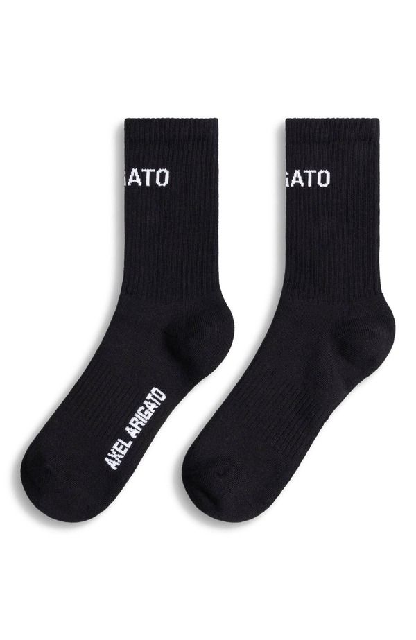 アクセルアリガト レディース アンダーウェア 靴下 ロゴ Axel Arigato Logo Tube Socks Black ブラック 9,926円