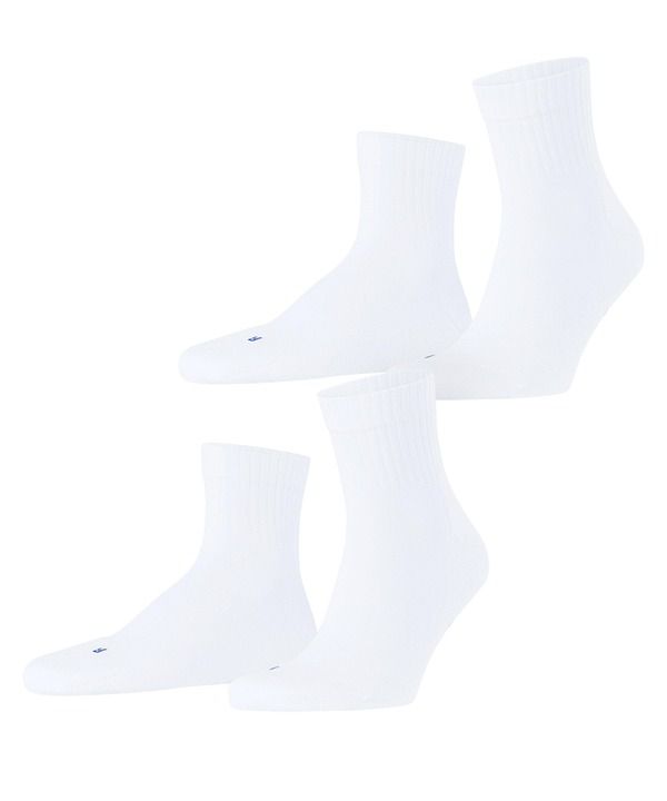 ファルケ レディース アンダーウェア 靴下 Falke Run Rib Short Socks White ホワイト