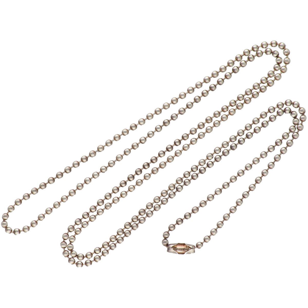 中古】 CHROME HEARTS クロムハーツ ボールチェーン 30inch SV925