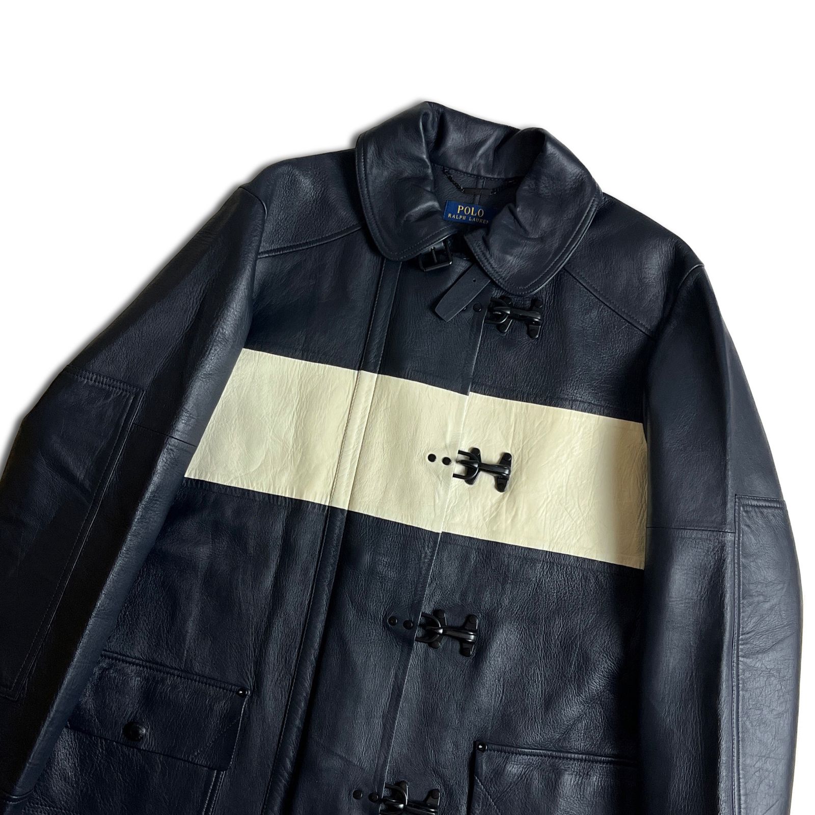 極美品】POLO RALPH LAUREN ラムレザー ファイヤーマンジャケット 