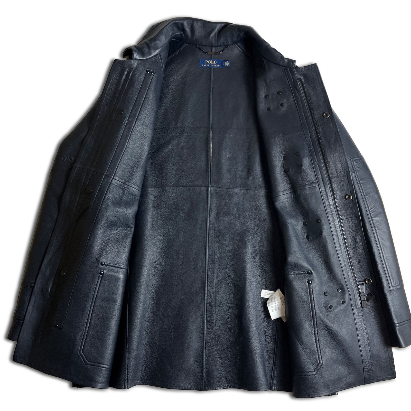 極美品】POLO RALPH LAUREN ラムレザー ファイヤーマンジャケット