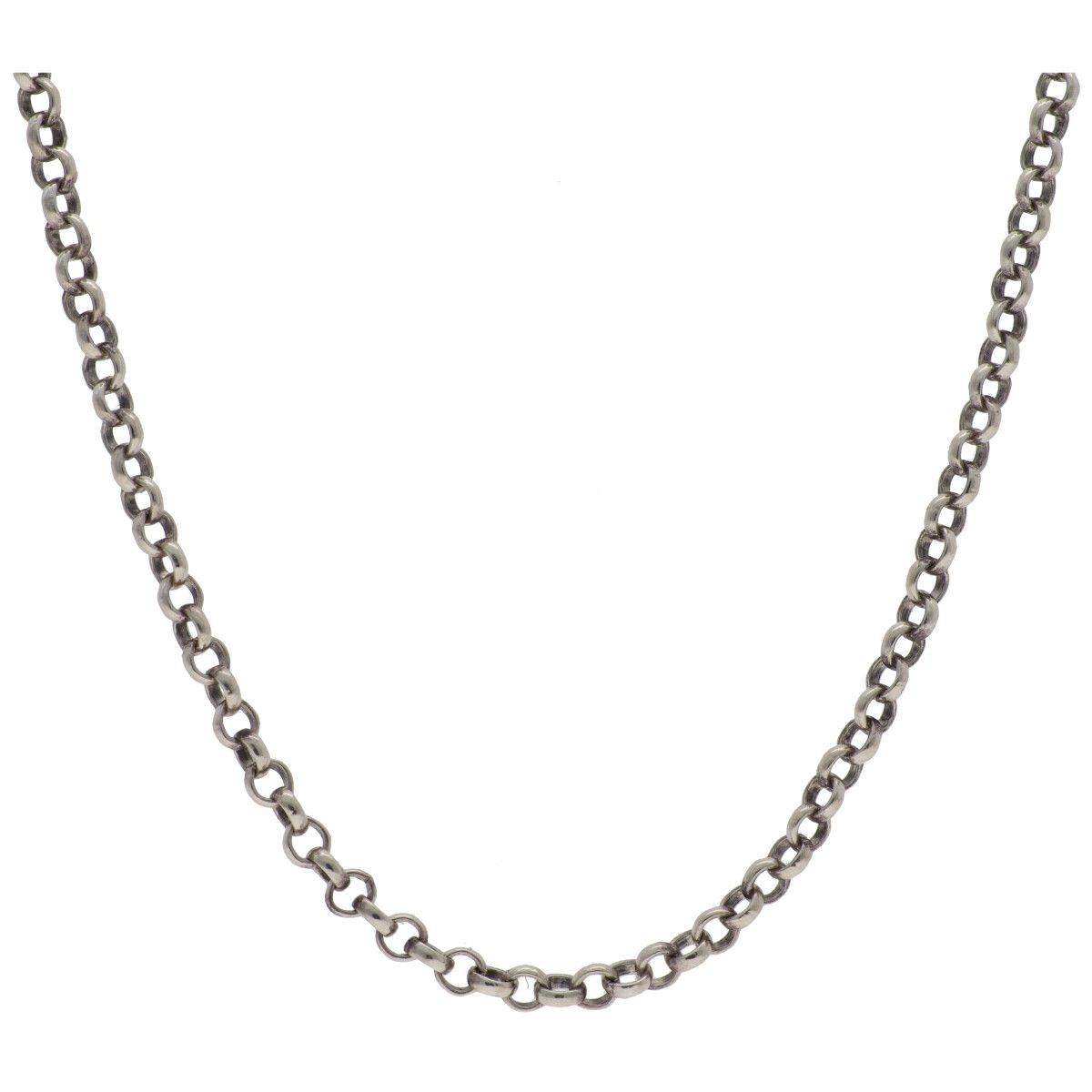 中古】 CHROME HEARTS クロムハーツ ロールチェーン 20inch SV925 