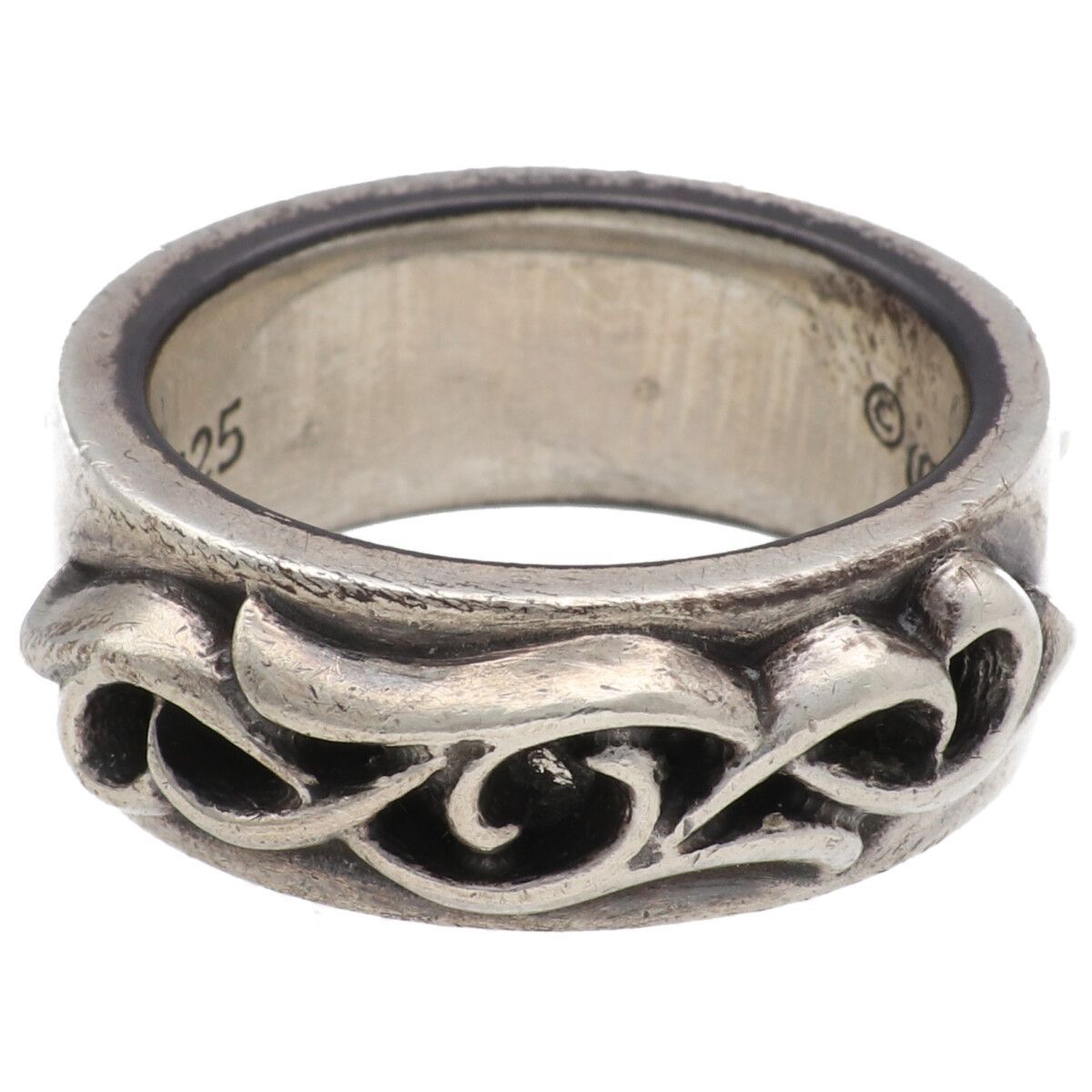 中古】 CHROME HEARTS クロムハーツ ダブルナローヴァインバンドリング 