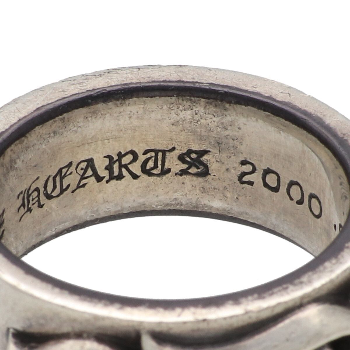 中古】 CHROME HEARTS クロムハーツ ダブルナローヴァインバンドリング 