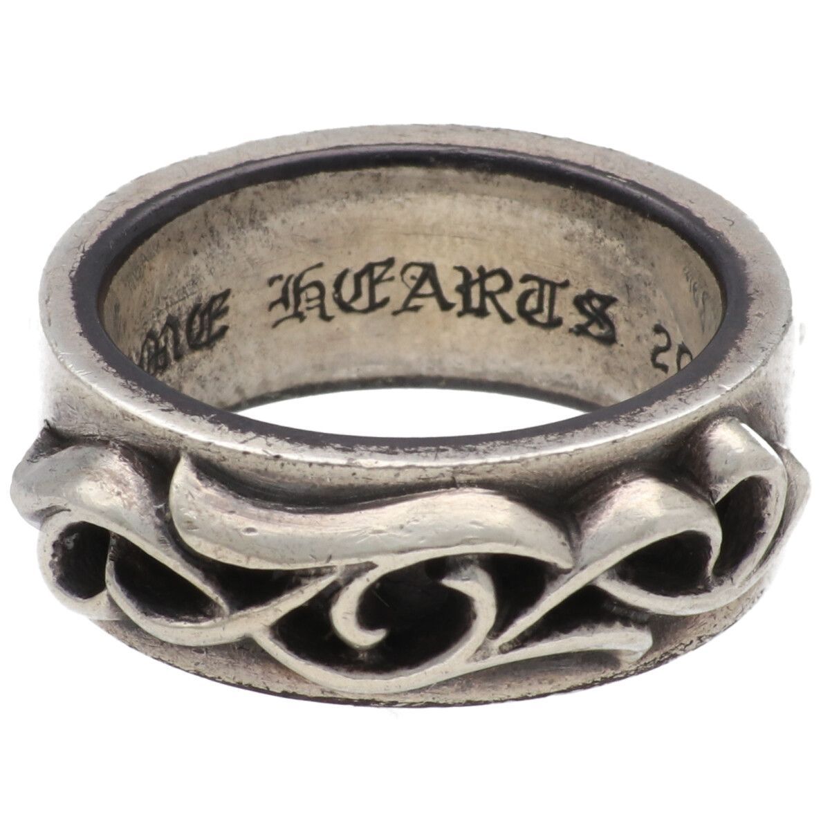 中古】 CHROME HEARTS クロムハーツ ダブルナローヴァインバンドリング