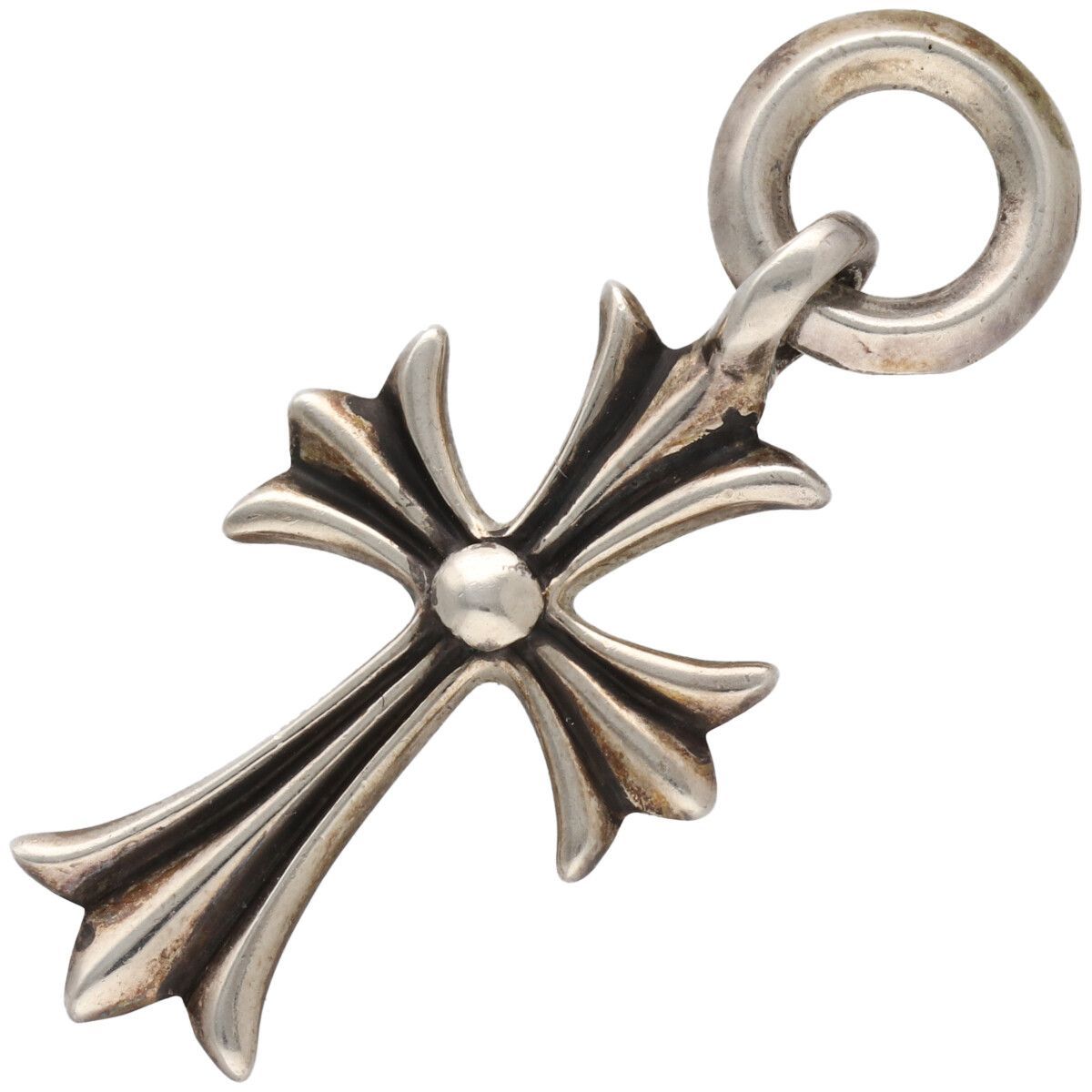 中古】 CHROME HEARTS クロムハーツ タイニーCHクロスチャーム SV925