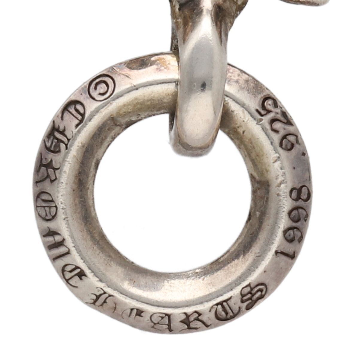 中古】 CHROME HEARTS クロムハーツ タイニーCHクロスチャーム SV925