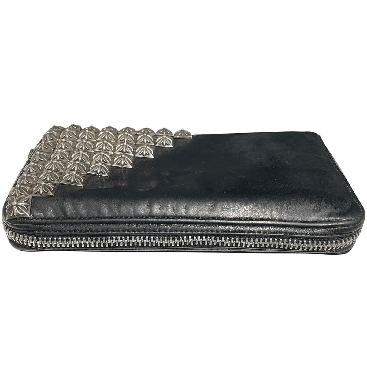 中古】 CHROME HEARTS クロムハーツ REC F ZIP ゼロピラミッドスタッズ