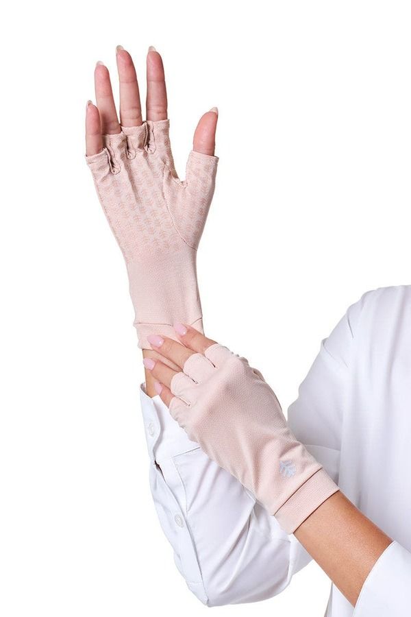 クーリバー レディース アクセサリー 手袋 Coolibar Fingerless UV Sun Gloves UPF 50 Sun Protection Ouray Beige ベージュ