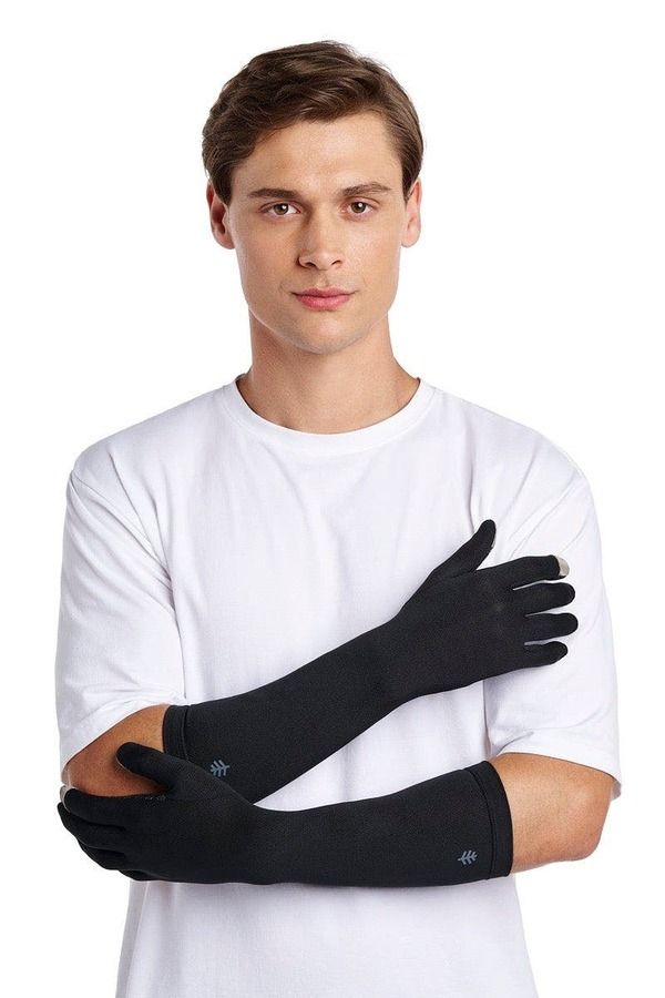 クーリバー レディース アクセサリー 手袋 Coolibar MidLength UV Sun Glove with Touchscreen Tips UPF 50 Sun Protection Bona Black ブラック
