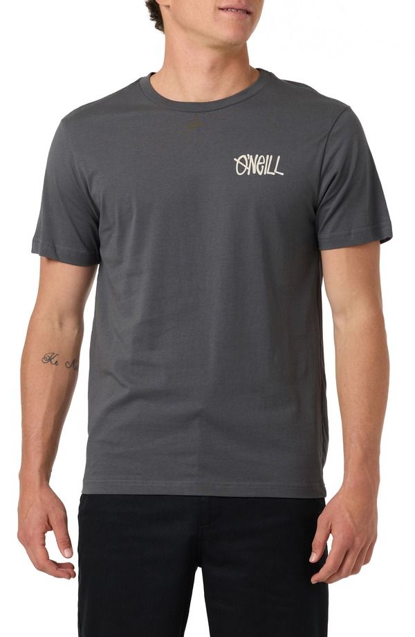 オニール メンズ トップス Tシャツ グラフィック ONeill Reverb Classic Short Sleeve Graphic TShirt Dark Shadow