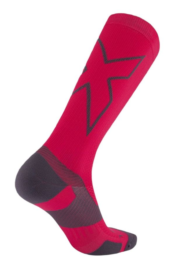 2XU レディース アンダーウェア 靴下 2XU Mens Refresh Recovery Compression Tights Hot PinkGrey グレー