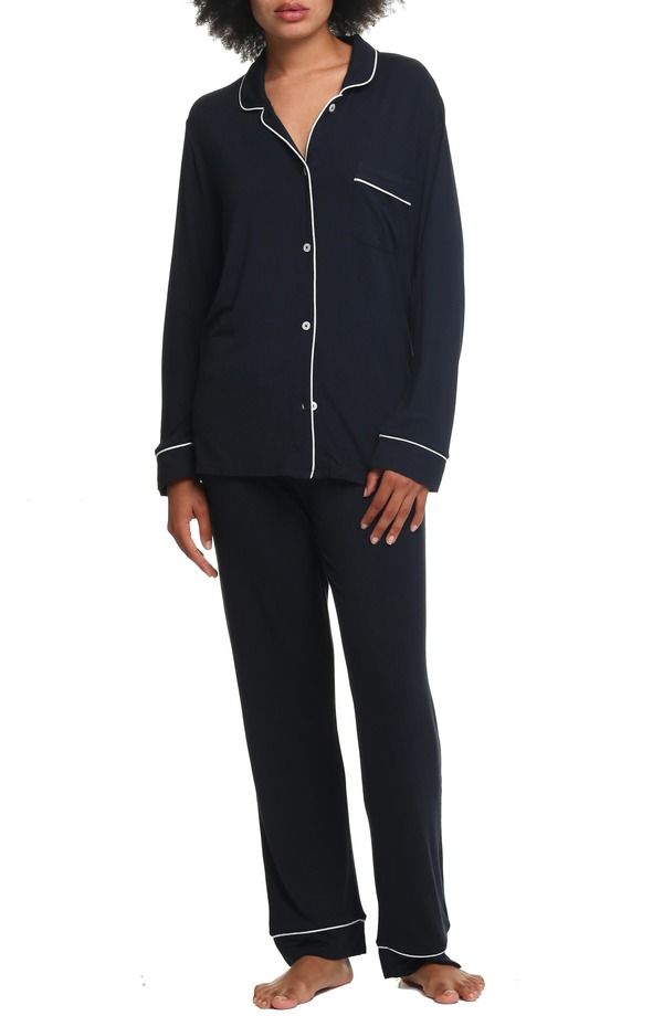 パピネール レディース アンダーウェア ナイトウェア ジャージー Papinelle Kate Jersey Pajamas Black ブラック