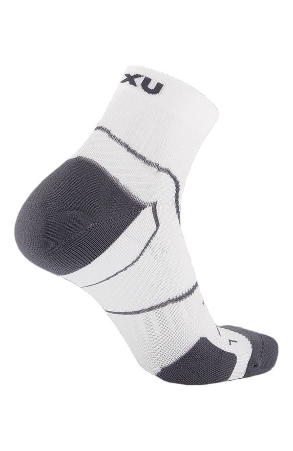 2XU レディース アンダーウェア 靴下 2XU Vectr Cushion 14 Crew Socks WhiteGrey ホワイト