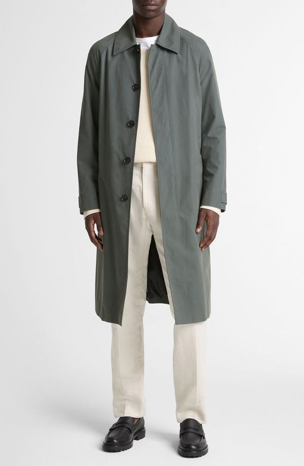 ヴィンス メンズ アウター コート Vince Single Breasted Trench Coat 