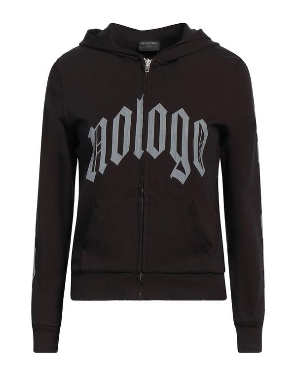 バレンシアガ　黒パーカー　レディース バレンシアガ レディース アウター パーカー・スウェット BALENCIAGA
