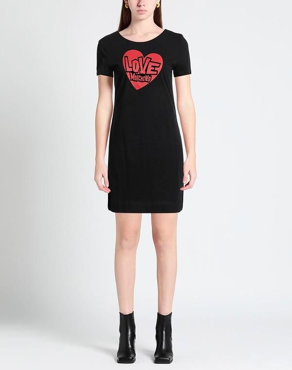 LOVE MOSCHINO ラブモスキーノ ワンピース ドレス イタリア製 ラブ モスキーノ レディース トップス ワンピース LOVE MOSCHINO Black
