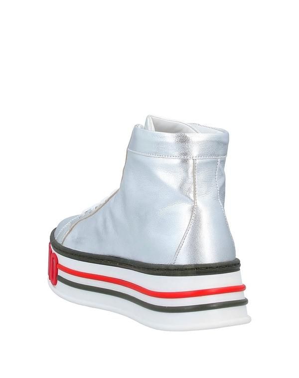 モスキーノ レディース シューズ スニーカー MOSCHINO Silver シルバー 