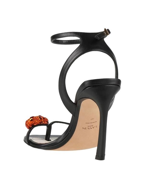 ランバン レディース シューズ サンダル LANVIN Black ブラック - メルカリ