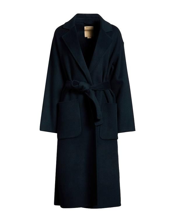 ウール リッチ レディース アウター コート WOOLRICH Navy ネイビー