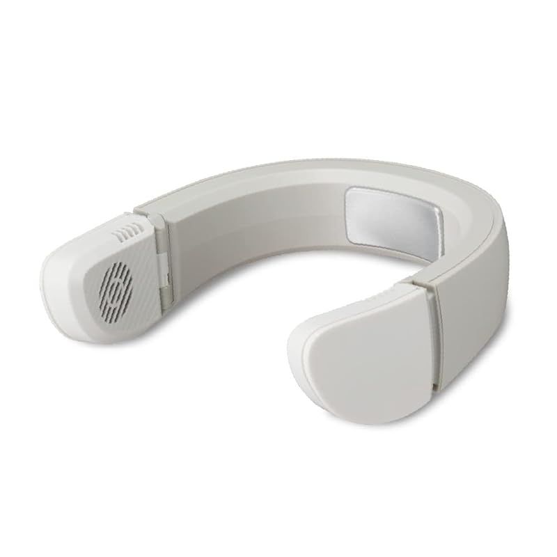 【新品】 ドウシシャ ネックファン Tempo Breeze 風量3段階調節 充電式 首掛け扇風機 COOL&HOT スターホワイト 1