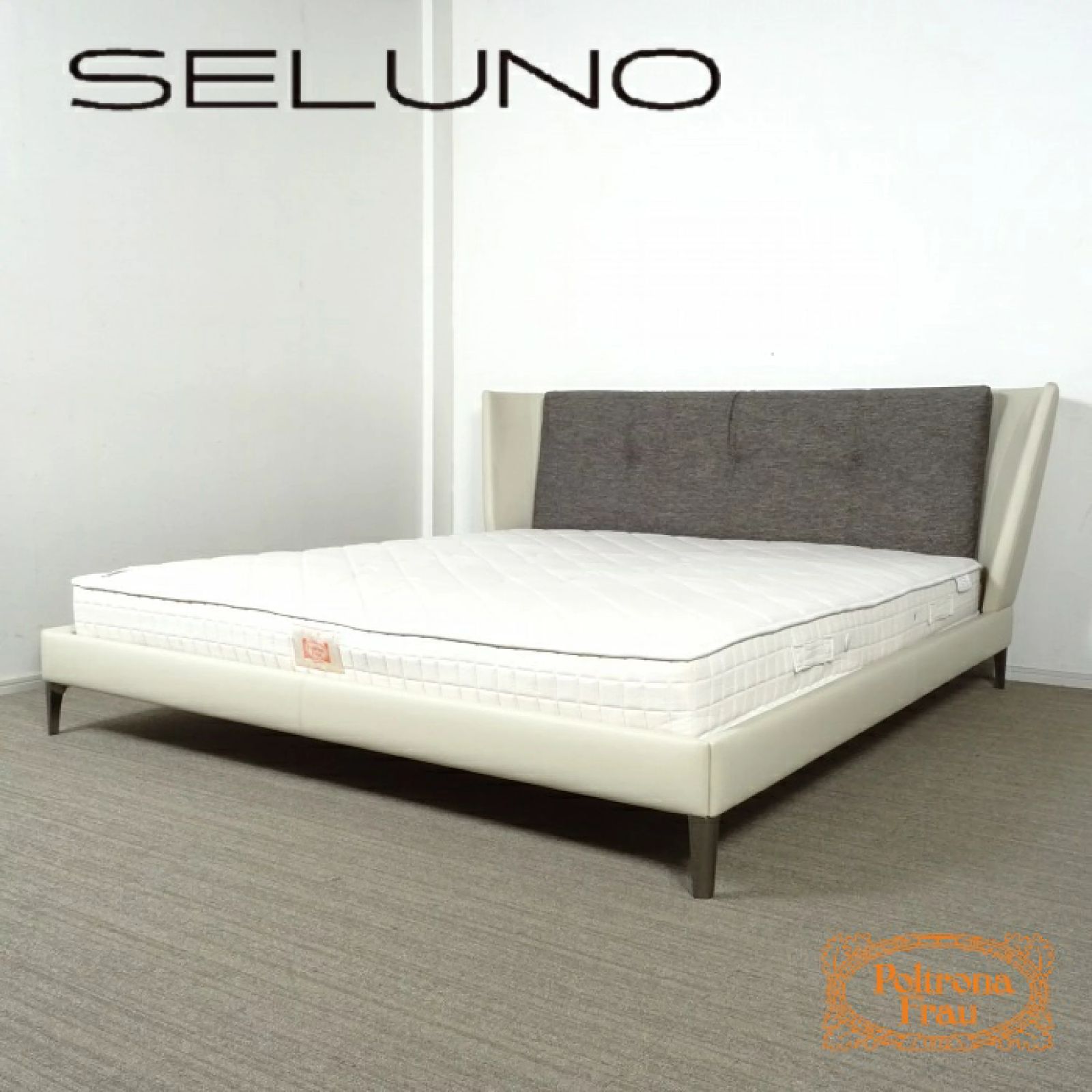 ◾︎SELUNO◾︎ 【展示美品】Poltrona Frau ポルトローナフラウ Bretagne / ブルターニュ キングベッド / 本革 250万