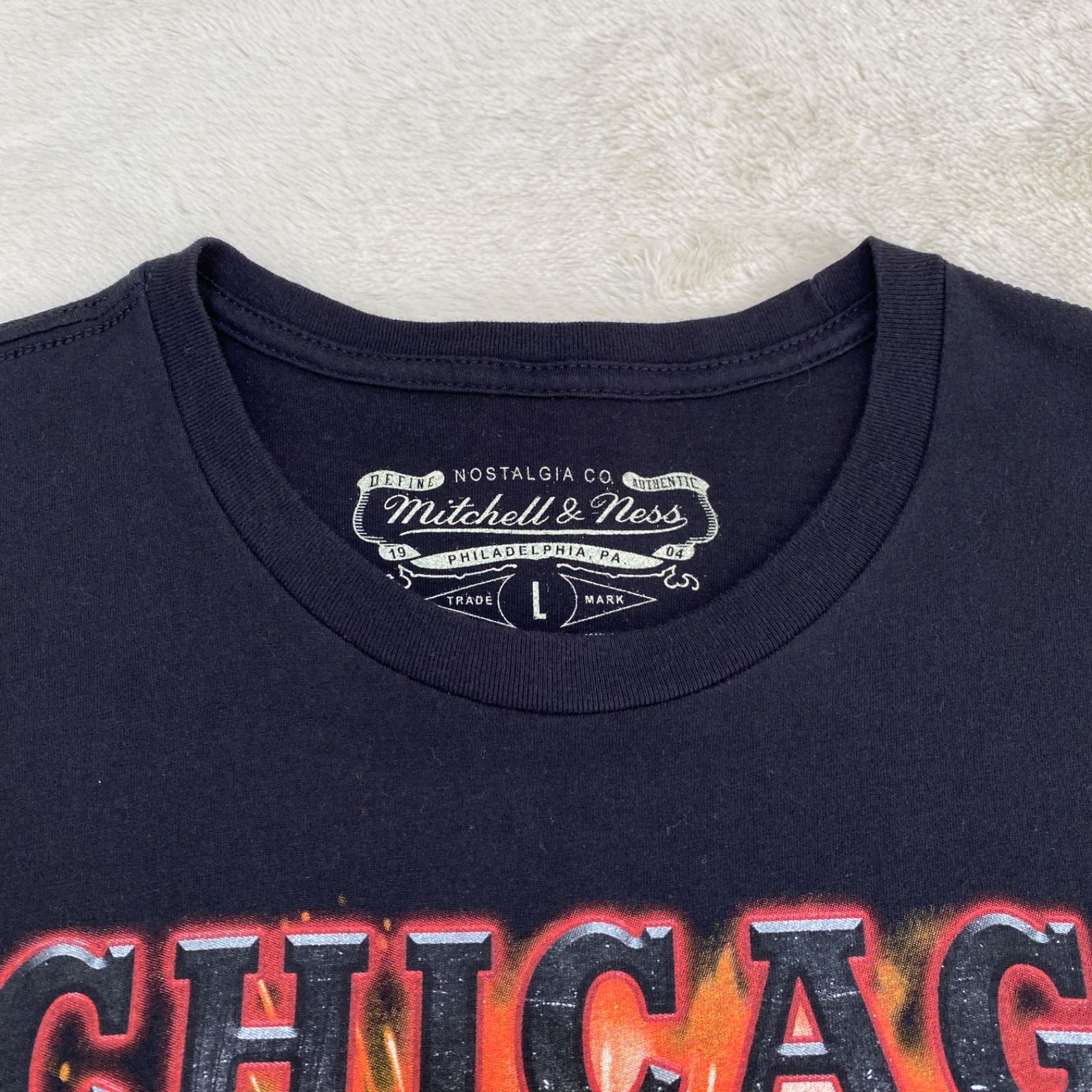 希少】Mitchell&Ness NBA シカゴブルズ 6連覇 Tシャツ Chicago Bulls
