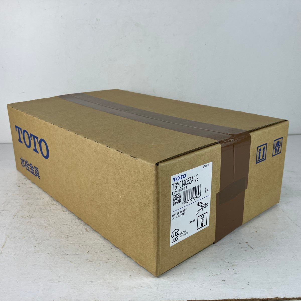 TOTO トートー 壁付サーモスタット混合水栓 TBY01405ZA V2 グレー