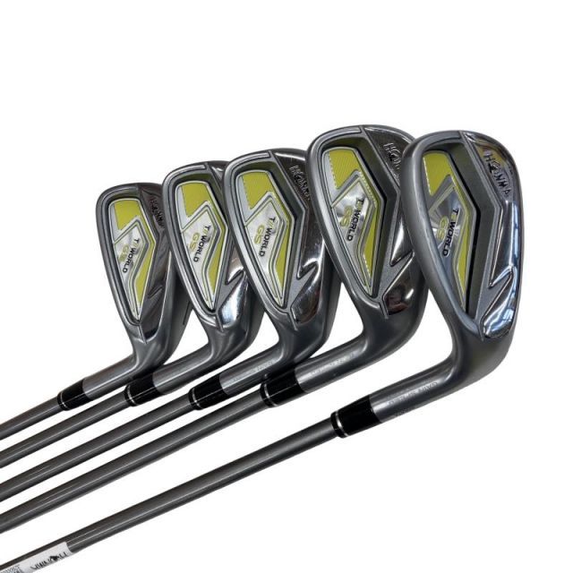 【中古】 本間ゴルフ TOUR WORLD GS 5S レディース アイアンセット IR SPEED TUNED 42(IR) (フレックスL) レディース 女性用 右利き 右用 Cランク ゴルフクラブ